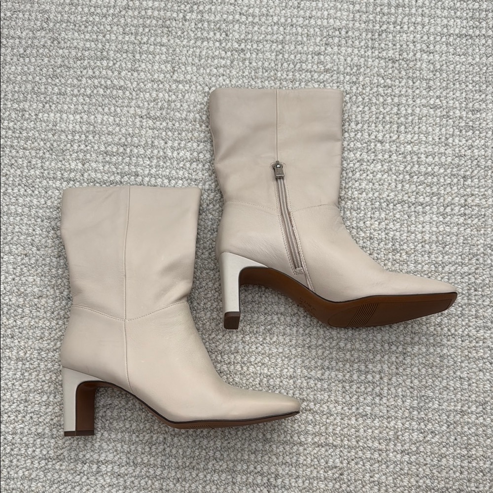 NWOT Mid Calf High Heel Boots